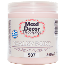 Χρώμα Κιμωλίας 250ml Maxi Decor Chalky 507 Ροζ_CH507250